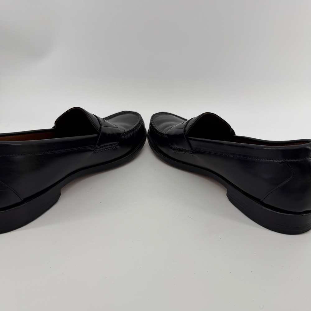 Allen Edmonds Walden Loafers Mens 11.5 C Black Leather Penny Classic Dress Shoes - Picture 6 of 8